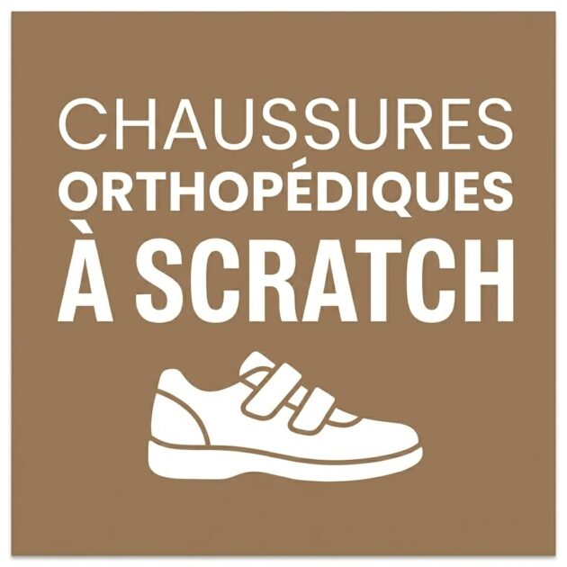 Chaussures à scratch orthopédiques